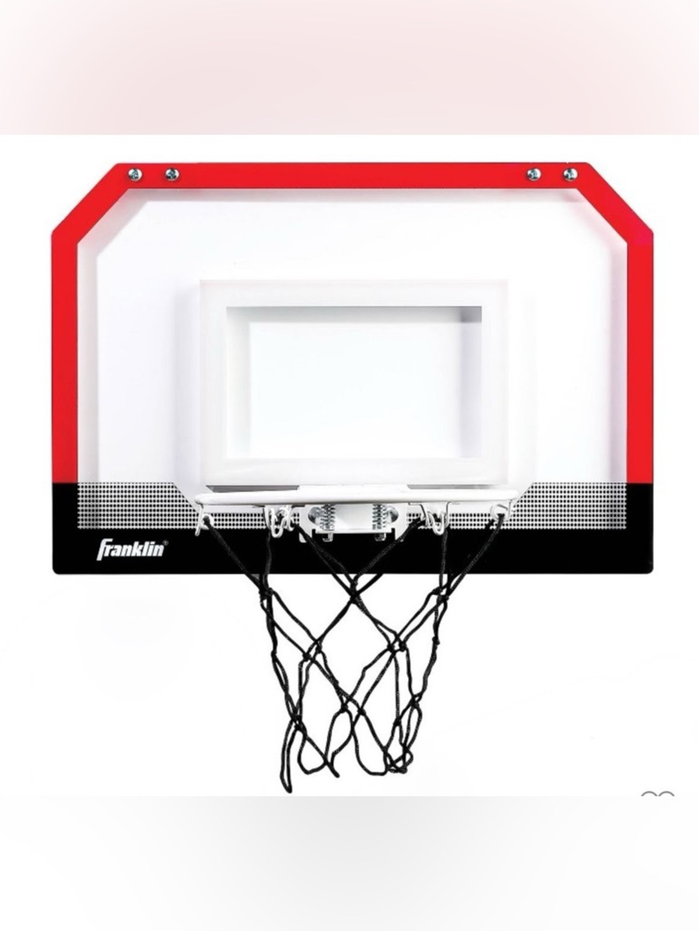 Franklin Mini Basketball Hoop Backboard- Over the Door-with 2 Balls